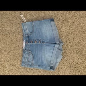 RSQ high waisted women’s light wash shorts size 5